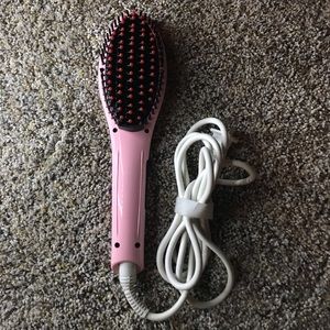 Pink Straightener Brush